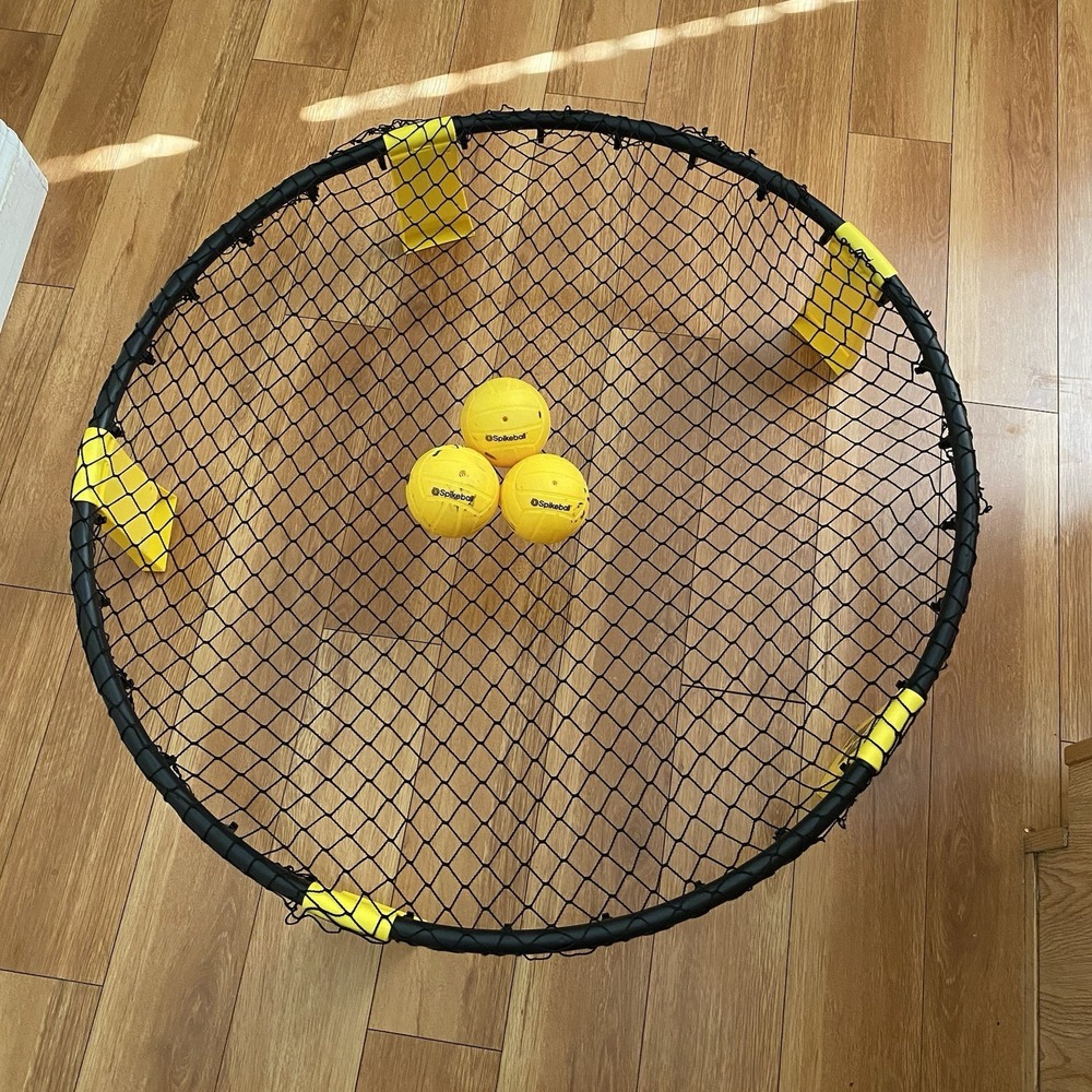 Spikeball 3 Ball Original Roundnet Game Set - Includes 3 Balls Net & Bag Used - Picture 6 of 7